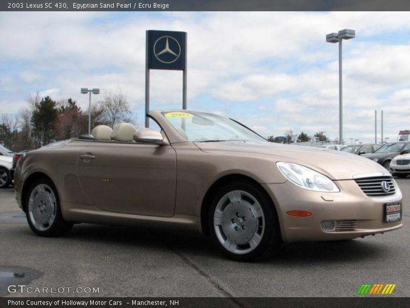 Egyptian Sand Pearl / Ecru Beige 2003 Lexus SC 430