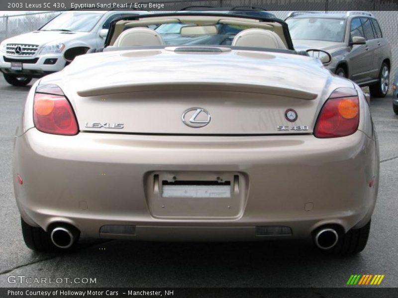 Egyptian Sand Pearl / Ecru Beige 2003 Lexus SC 430