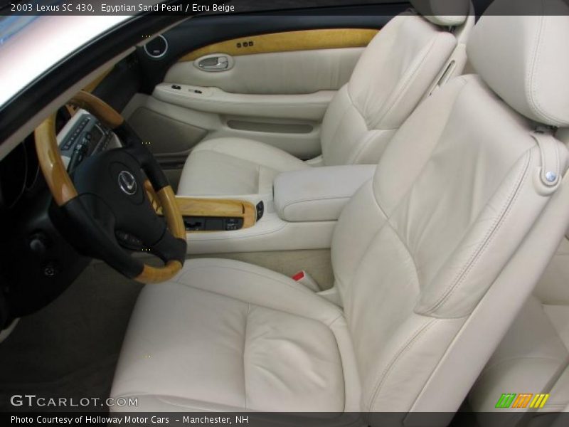 Egyptian Sand Pearl / Ecru Beige 2003 Lexus SC 430