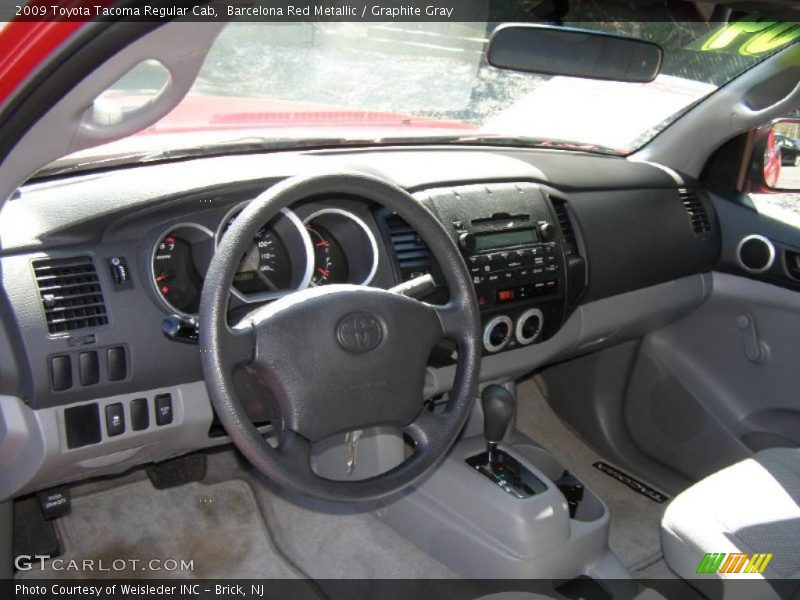 Barcelona Red Metallic / Graphite Gray 2009 Toyota Tacoma Regular Cab