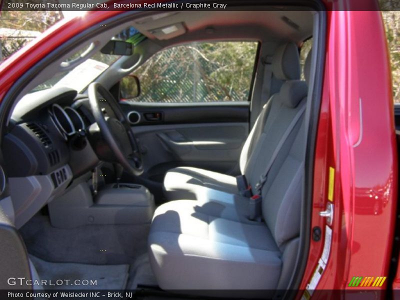 Barcelona Red Metallic / Graphite Gray 2009 Toyota Tacoma Regular Cab