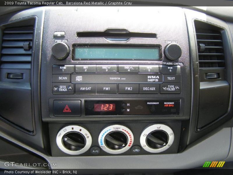 Barcelona Red Metallic / Graphite Gray 2009 Toyota Tacoma Regular Cab