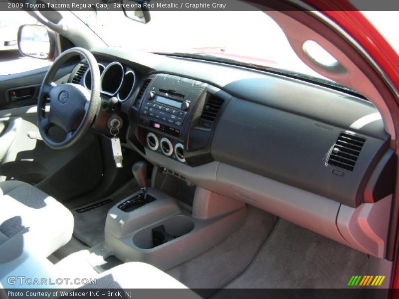 Barcelona Red Metallic / Graphite Gray 2009 Toyota Tacoma Regular Cab