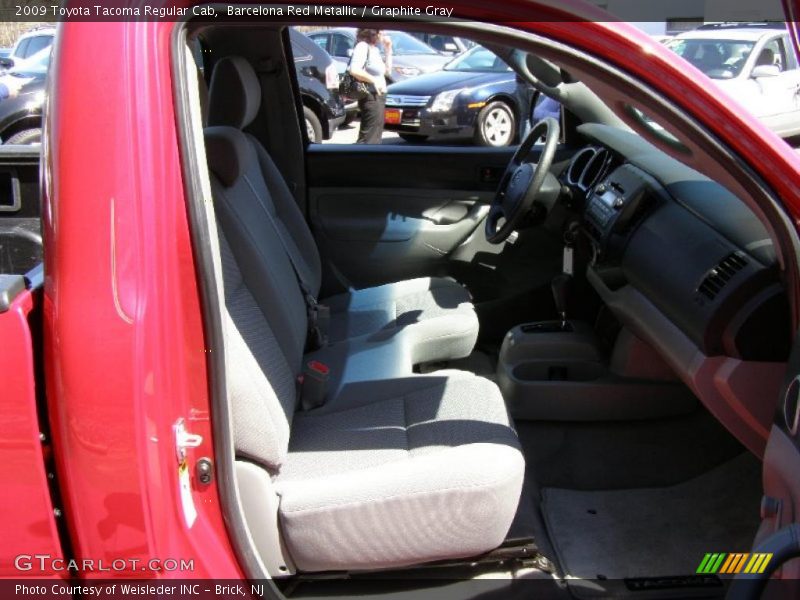 Barcelona Red Metallic / Graphite Gray 2009 Toyota Tacoma Regular Cab
