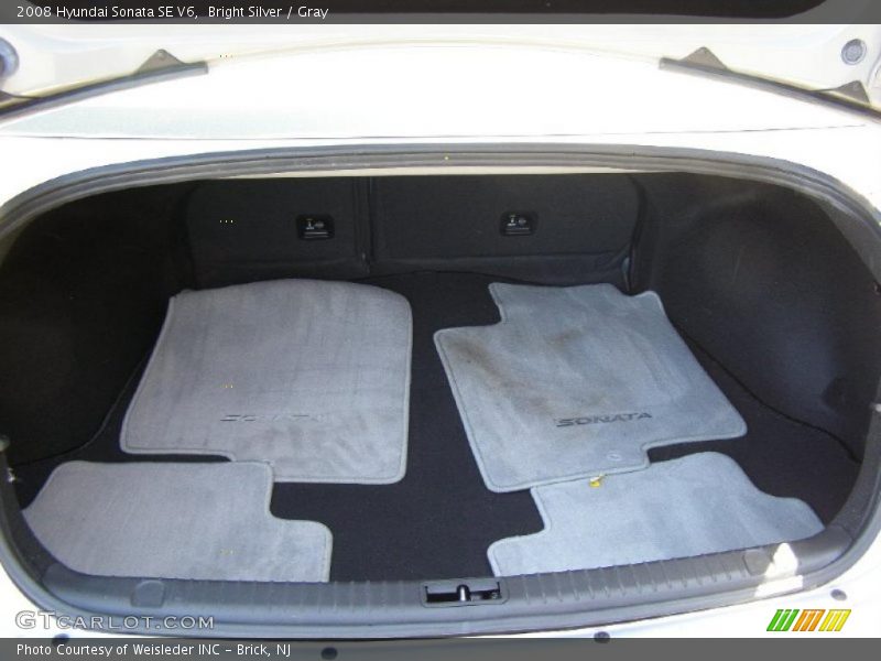 Bright Silver / Gray 2008 Hyundai Sonata SE V6