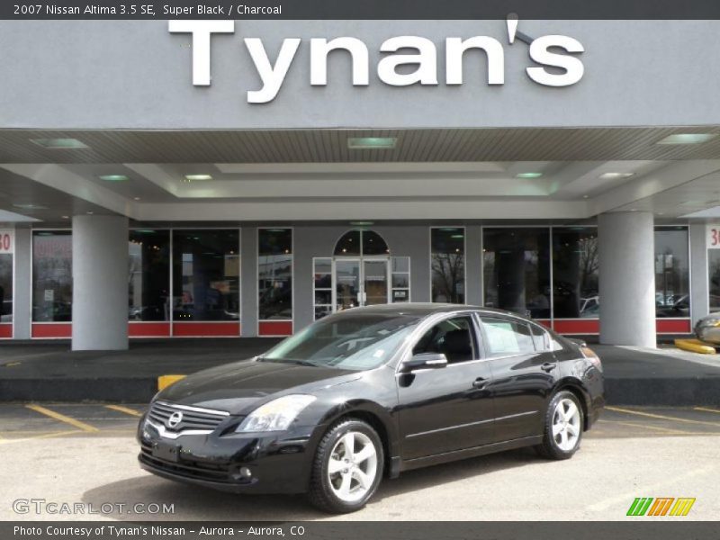 Super Black / Charcoal 2007 Nissan Altima 3.5 SE
