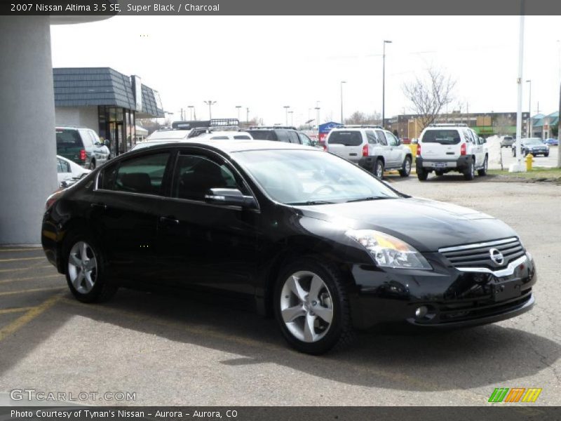 Super Black / Charcoal 2007 Nissan Altima 3.5 SE