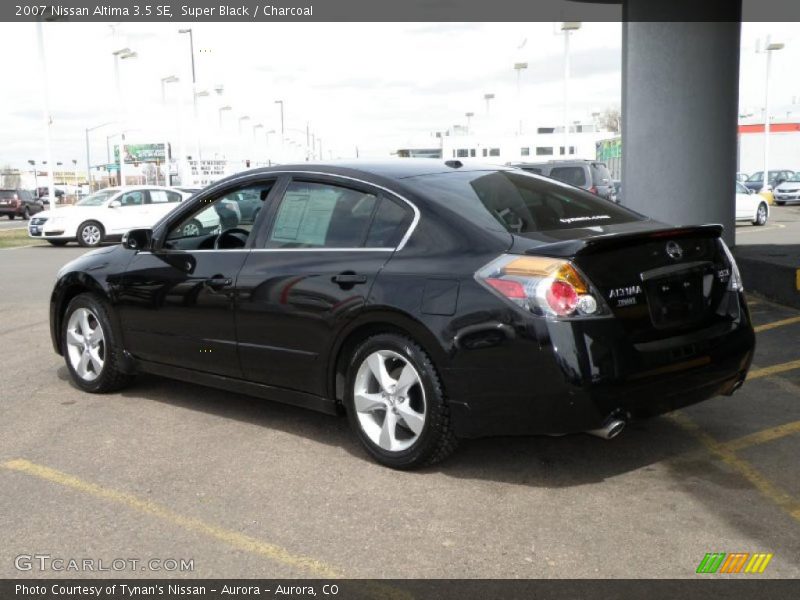 Super Black / Charcoal 2007 Nissan Altima 3.5 SE