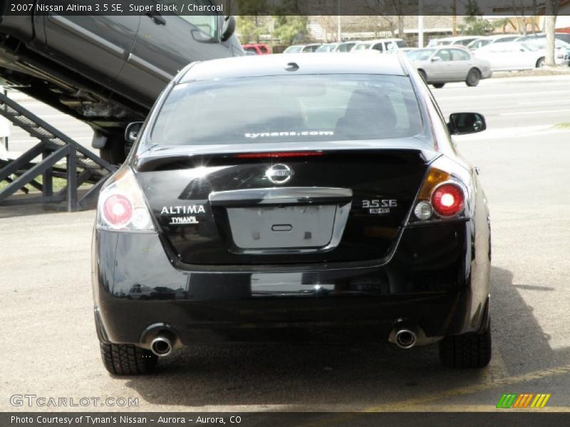Super Black / Charcoal 2007 Nissan Altima 3.5 SE