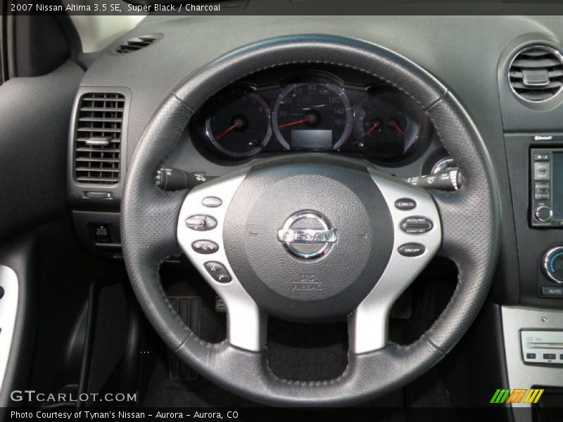 Super Black / Charcoal 2007 Nissan Altima 3.5 SE