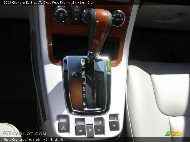 Deep Ruby Red Metallic / Light Gray 2009 Chevrolet Equinox LT