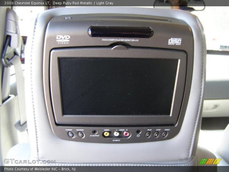 Deep Ruby Red Metallic / Light Gray 2009 Chevrolet Equinox LT
