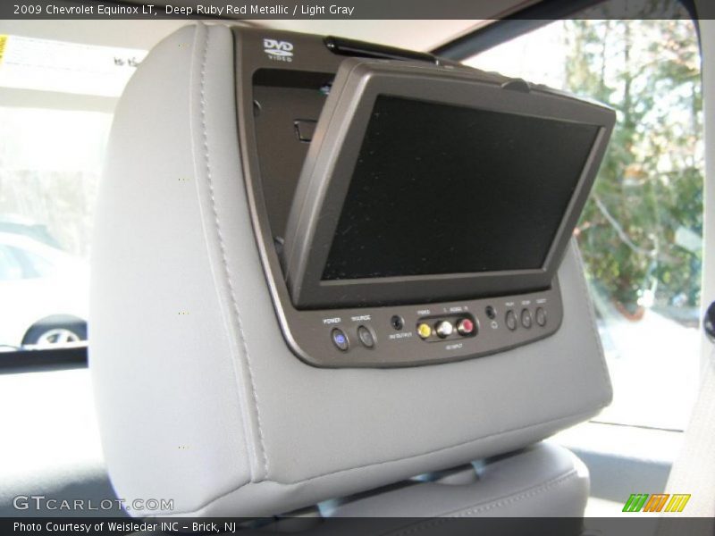 Deep Ruby Red Metallic / Light Gray 2009 Chevrolet Equinox LT