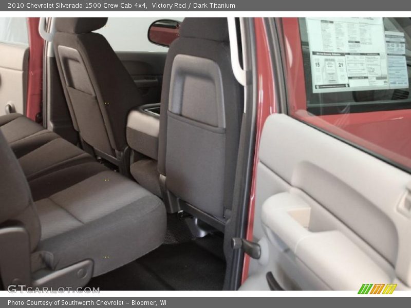 Victory Red / Dark Titanium 2010 Chevrolet Silverado 1500 Crew Cab 4x4