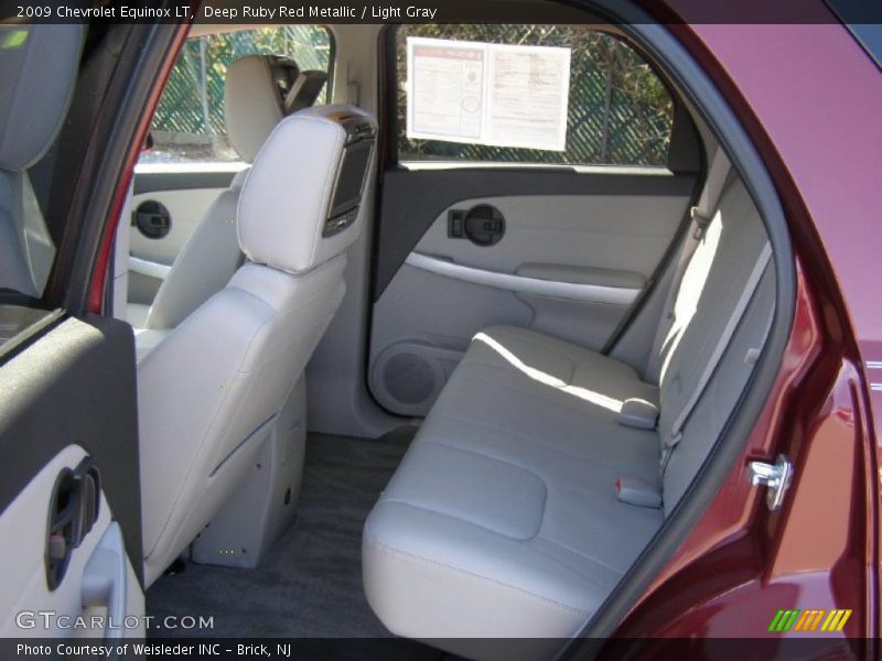 Deep Ruby Red Metallic / Light Gray 2009 Chevrolet Equinox LT