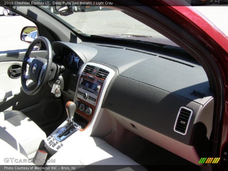Deep Ruby Red Metallic / Light Gray 2009 Chevrolet Equinox LT