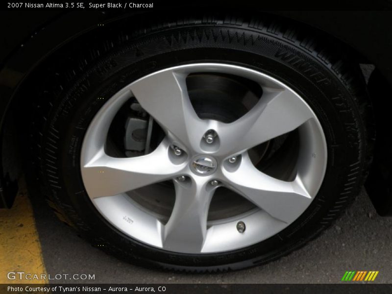 Super Black / Charcoal 2007 Nissan Altima 3.5 SE