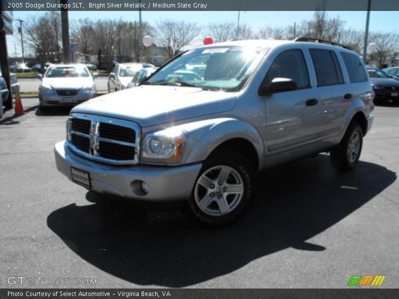 Bright Silver Metallic / Medium Slate Gray 2005 Dodge Durango SLT