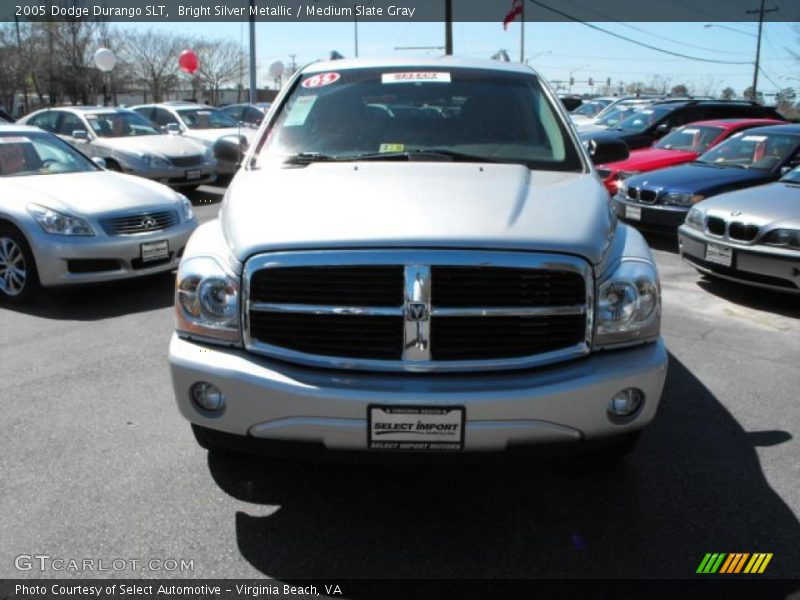 Bright Silver Metallic / Medium Slate Gray 2005 Dodge Durango SLT