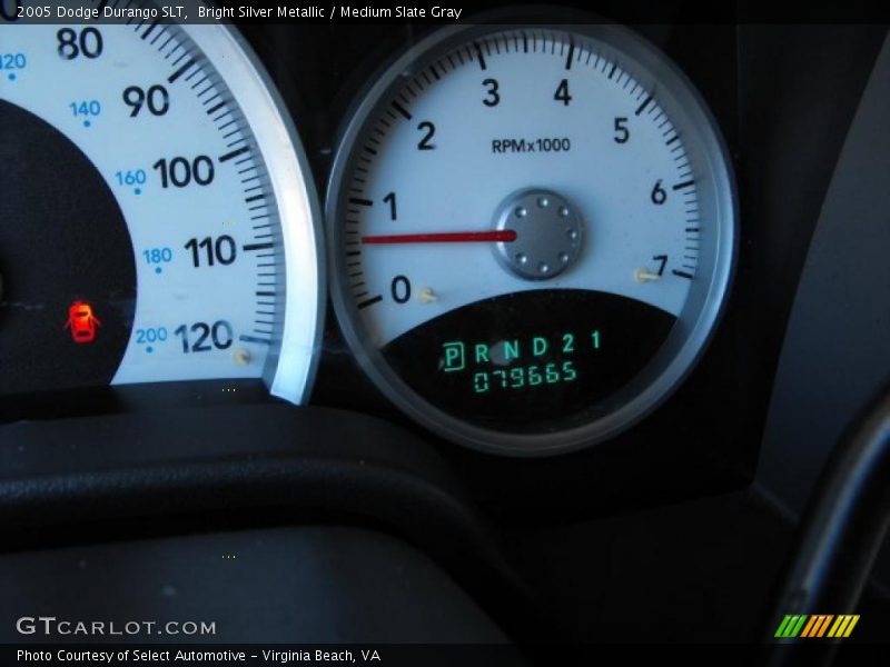 Bright Silver Metallic / Medium Slate Gray 2005 Dodge Durango SLT