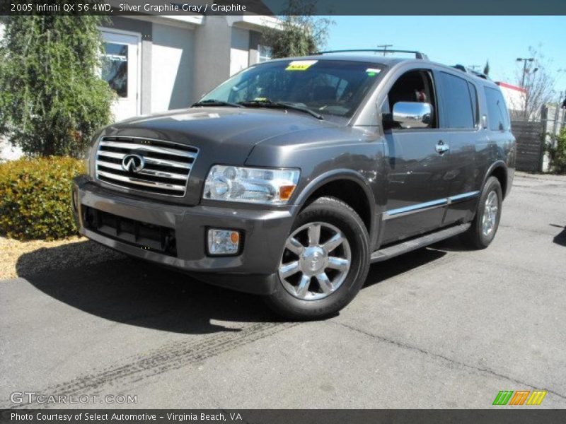 Silver Graphite Gray / Graphite 2005 Infiniti QX 56 4WD