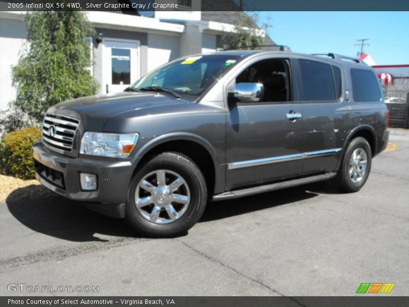 Silver Graphite Gray / Graphite 2005 Infiniti QX 56 4WD