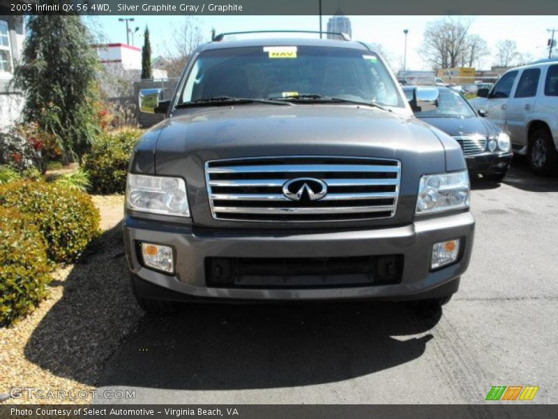Silver Graphite Gray / Graphite 2005 Infiniti QX 56 4WD