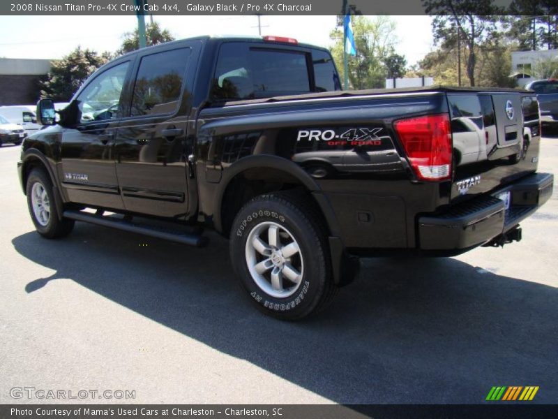 Galaxy Black / Pro 4X Charcoal 2008 Nissan Titan Pro-4X Crew Cab 4x4