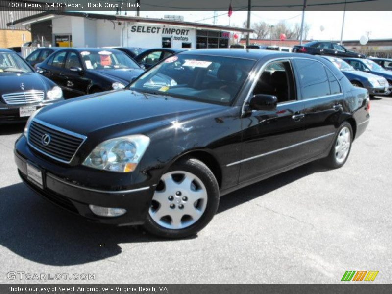 Black Onyx / Black 2003 Lexus LS 430 Sedan