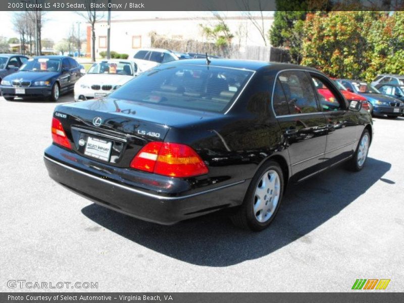 Black Onyx / Black 2003 Lexus LS 430 Sedan
