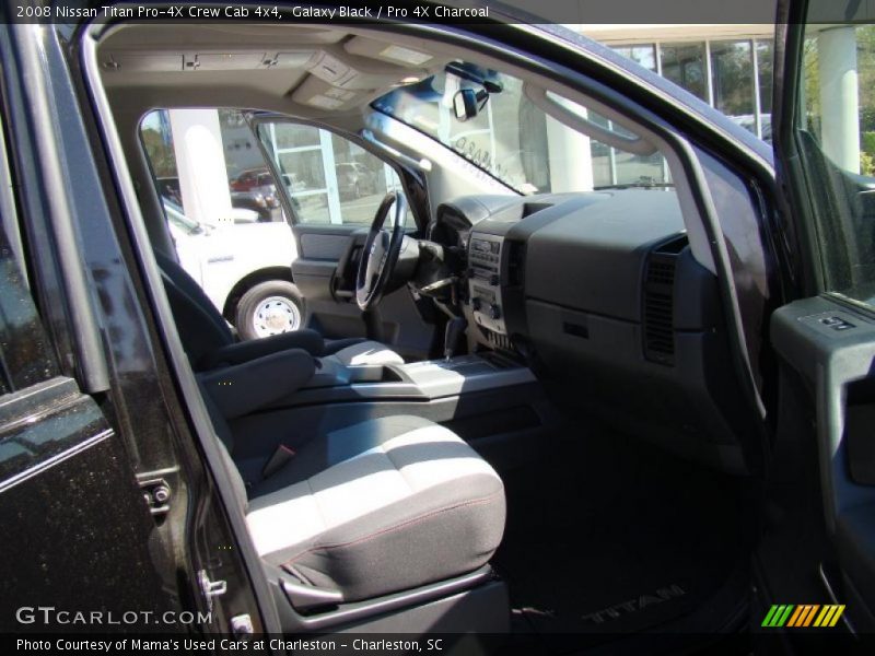 Galaxy Black / Pro 4X Charcoal 2008 Nissan Titan Pro-4X Crew Cab 4x4