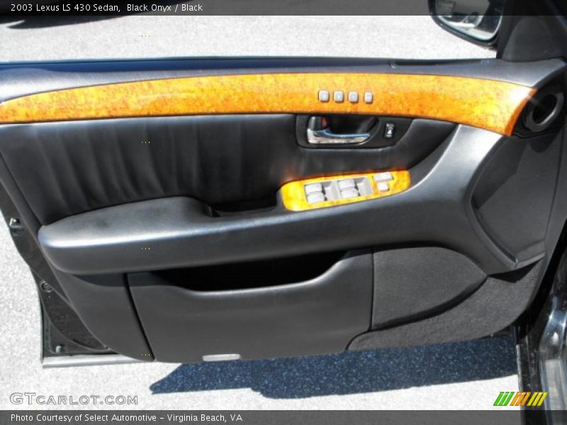 Black Onyx / Black 2003 Lexus LS 430 Sedan