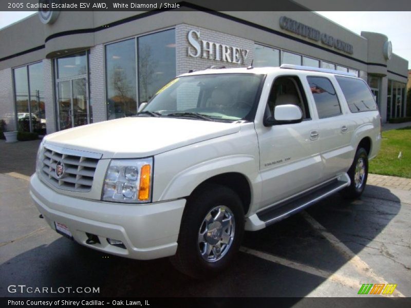 White Diamond / Shale 2005 Cadillac Escalade ESV AWD