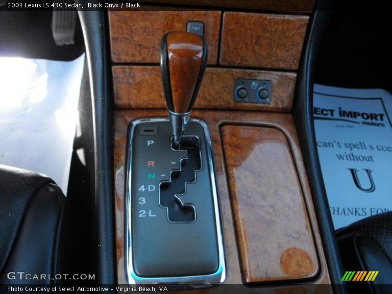 Black Onyx / Black 2003 Lexus LS 430 Sedan