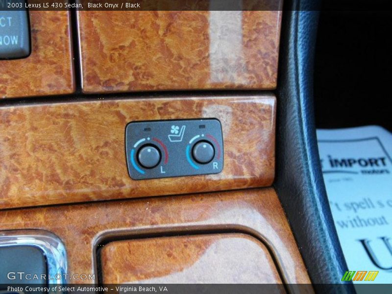 Black Onyx / Black 2003 Lexus LS 430 Sedan