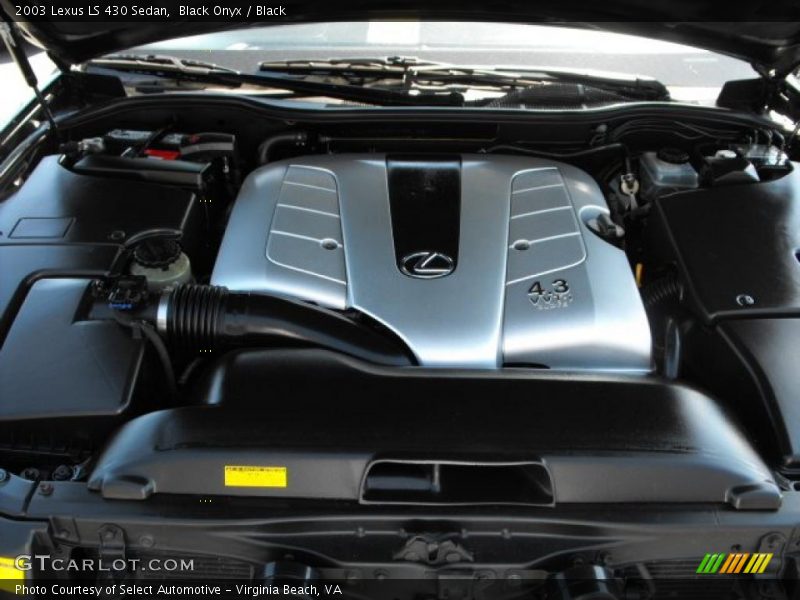Black Onyx / Black 2003 Lexus LS 430 Sedan