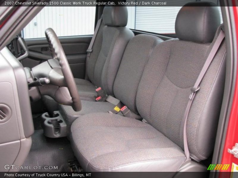 Victory Red / Dark Charcoal 2007 Chevrolet Silverado 1500 Classic Work Truck Regular Cab