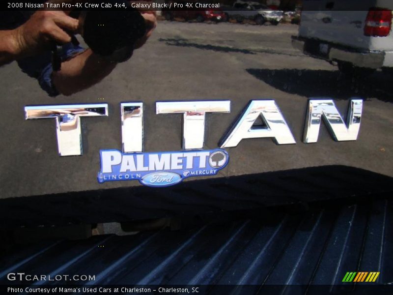 Galaxy Black / Pro 4X Charcoal 2008 Nissan Titan Pro-4X Crew Cab 4x4