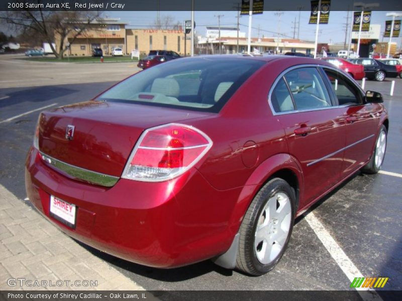 Red Jewel / Gray 2008 Saturn Aura XE
