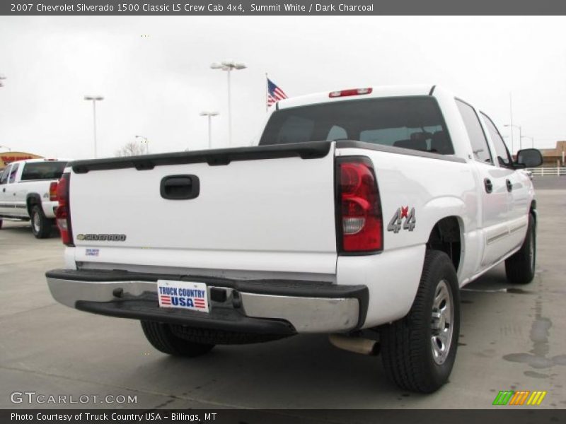 Summit White / Dark Charcoal 2007 Chevrolet Silverado 1500 Classic LS Crew Cab 4x4