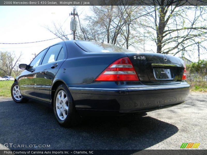 Midnight Blue / Java 2000 Mercedes-Benz S 430 Sedan