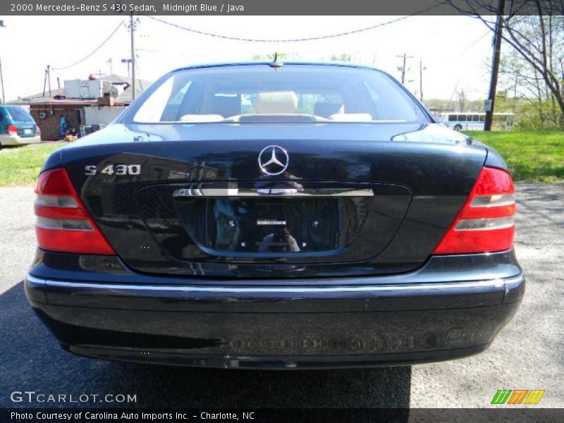Midnight Blue / Java 2000 Mercedes-Benz S 430 Sedan