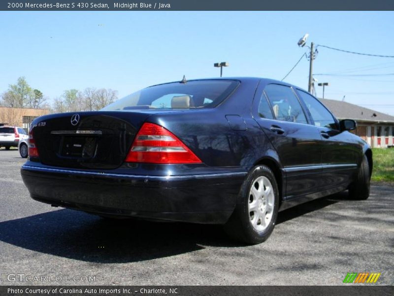 Midnight Blue / Java 2000 Mercedes-Benz S 430 Sedan