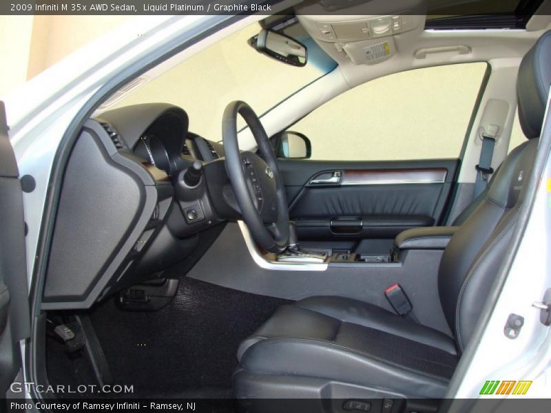 Liquid Platinum / Graphite Black 2009 Infiniti M 35x AWD Sedan
