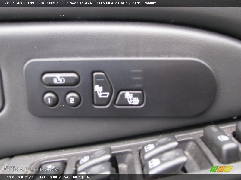Deep Blue Metallic / Dark Titanium 2007 GMC Sierra 1500 Classic SLT Crew Cab 4x4