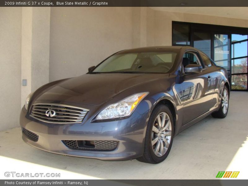 Blue Slate Metallic / Graphite 2009 Infiniti G 37 x Coupe