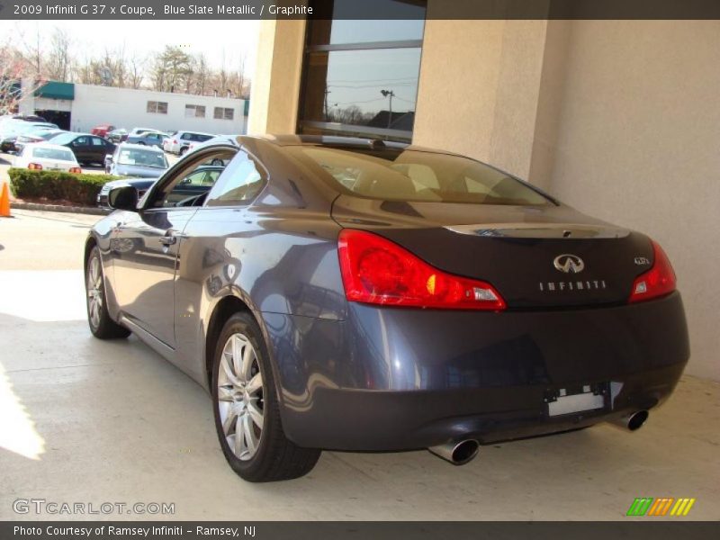 Blue Slate Metallic / Graphite 2009 Infiniti G 37 x Coupe