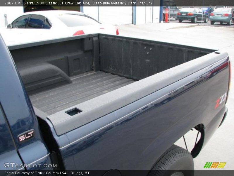 Deep Blue Metallic / Dark Titanium 2007 GMC Sierra 1500 Classic SLT Crew Cab 4x4