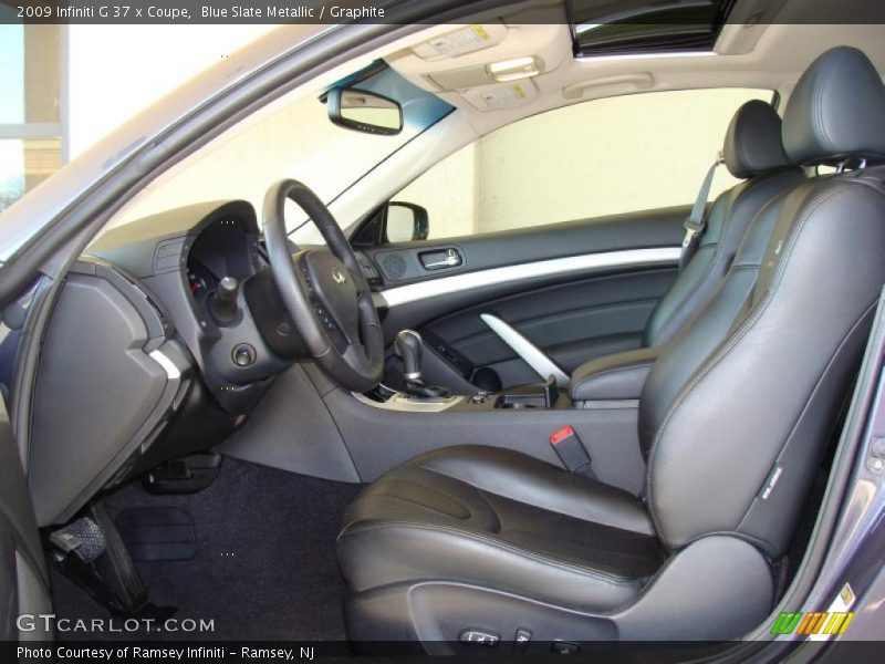 Blue Slate Metallic / Graphite 2009 Infiniti G 37 x Coupe