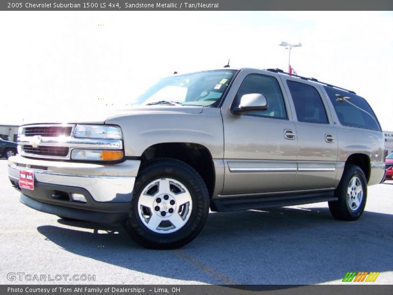 Sandstone Metallic / Tan/Neutral 2005 Chevrolet Suburban 1500 LS 4x4